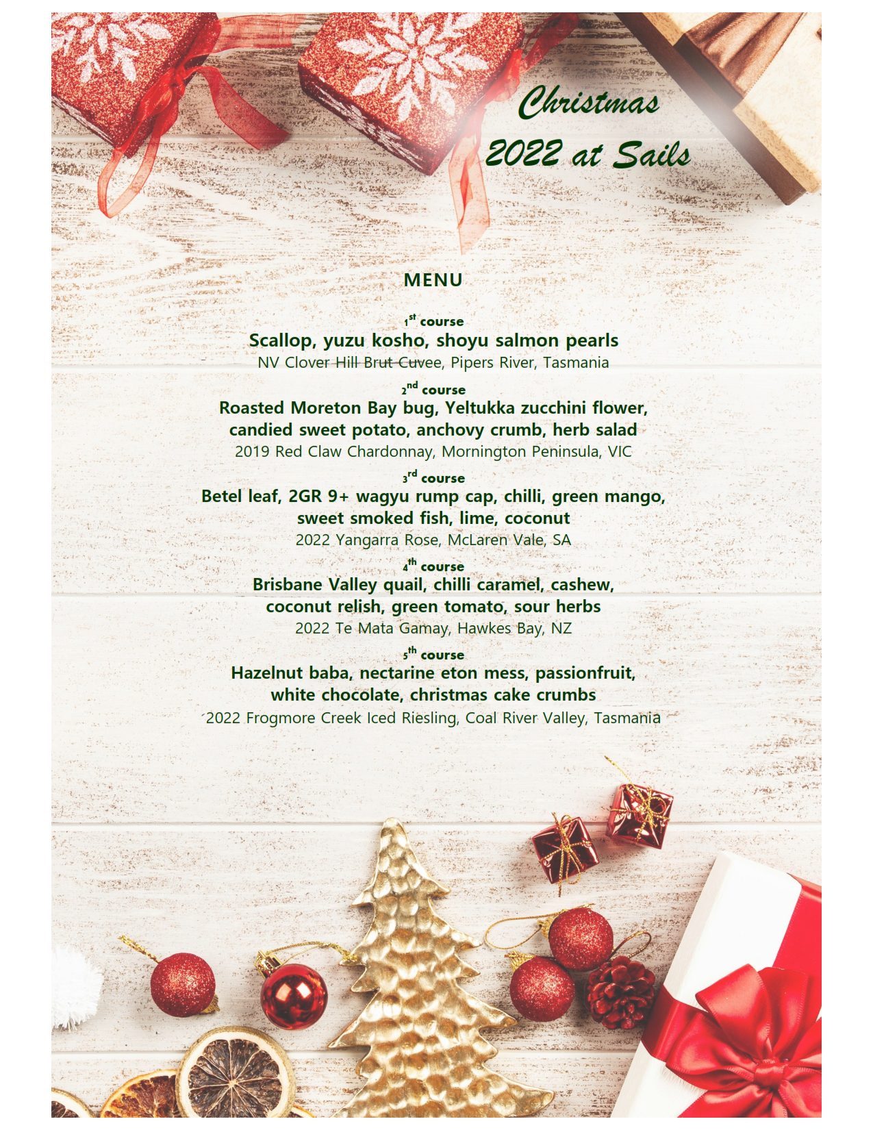 Christmas Day Menu 2023 02 02