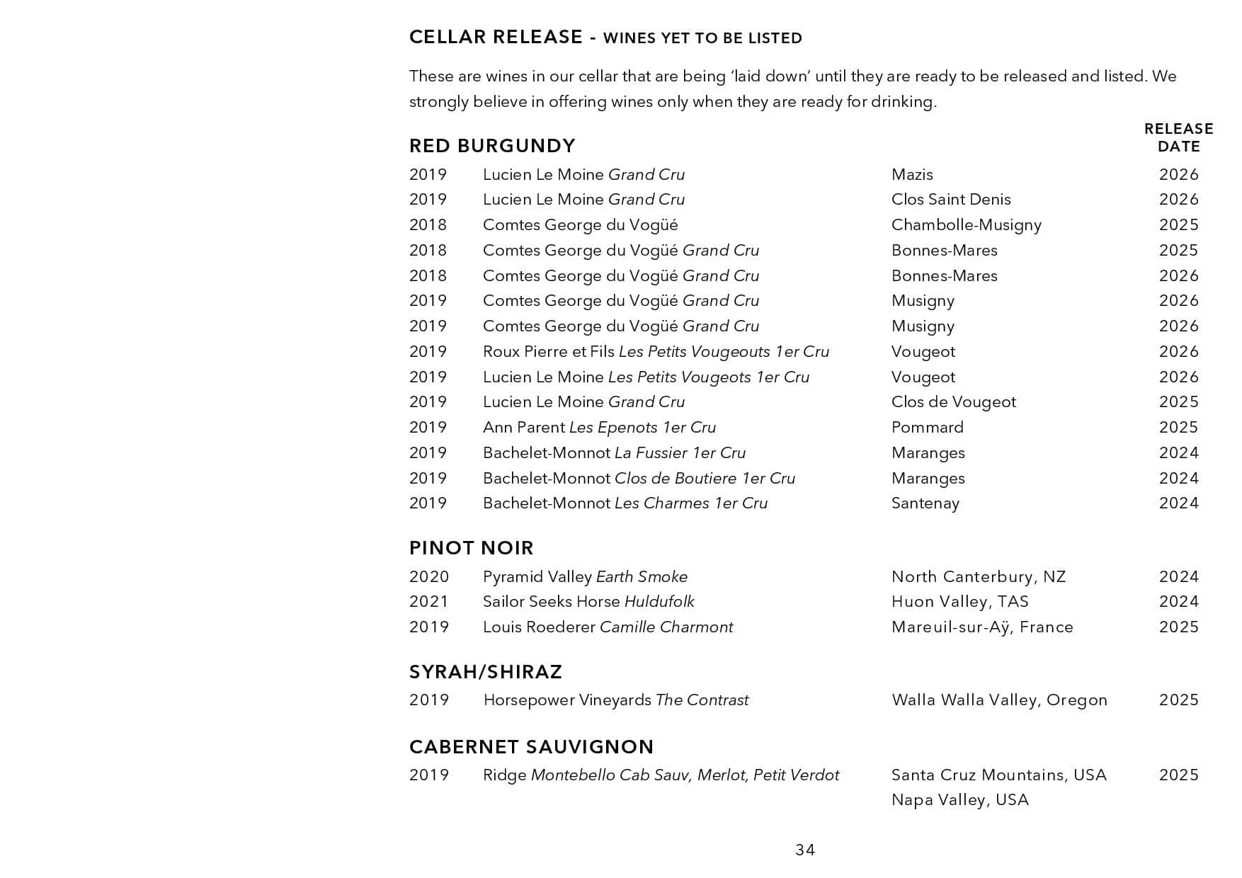 Sails Wine List Page 035